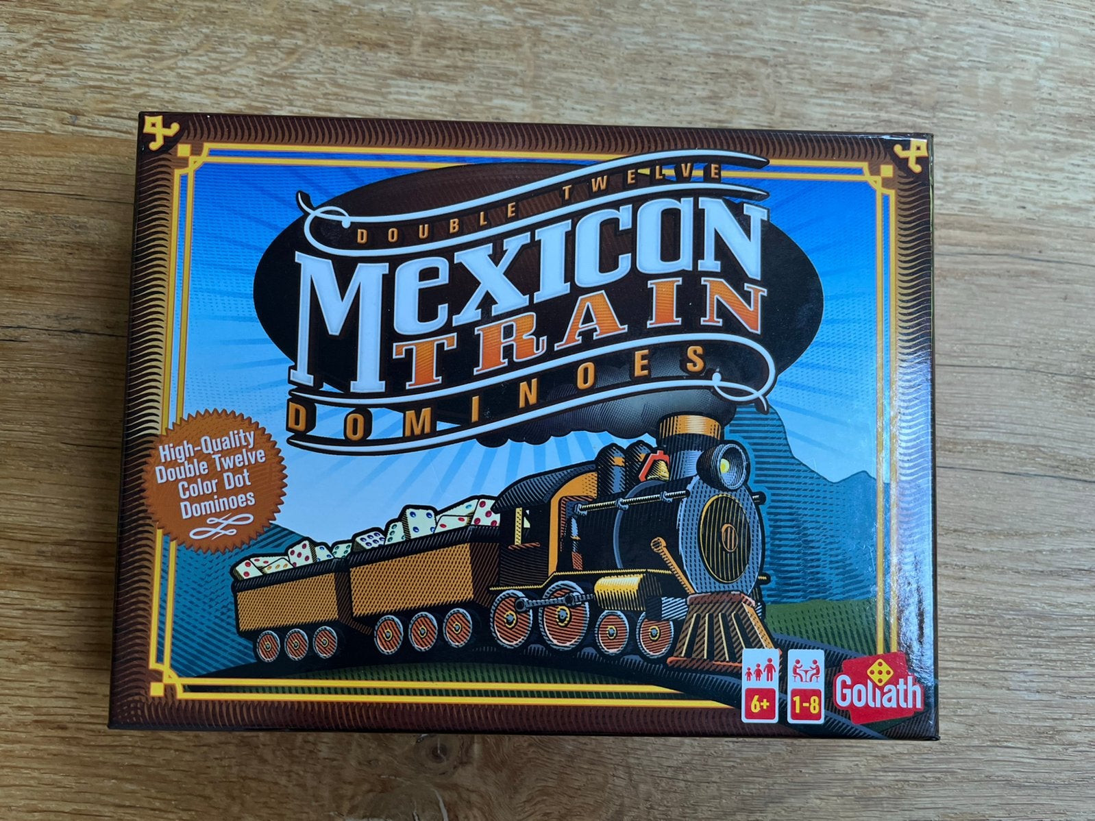 Mexican train dominoes zgan, Ophalen of Verzenden, Zo goed als nieuw