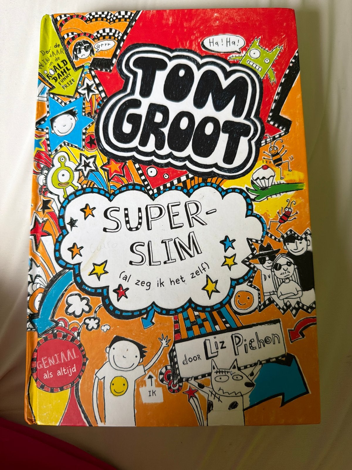 Tom Groot: Superslim (al zeg ik het zelf) - Liz Pichon, Ophalen of Verzenden, Zo goed als nieuw, Fictie algemeen