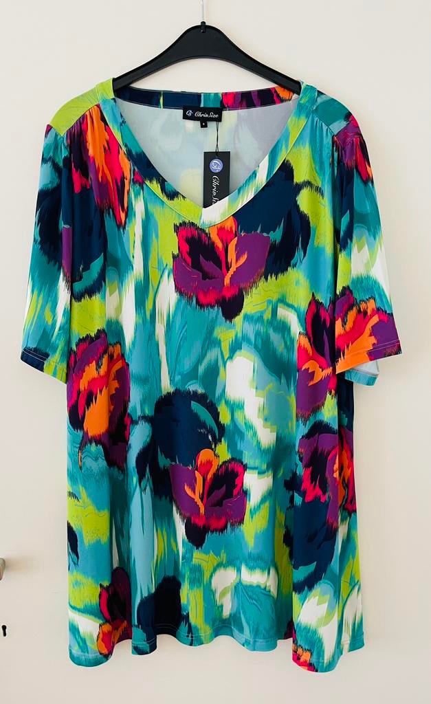 CHRIS SIZE PRACHTIGE NIEUWE SET MT 4 (54/56)!, Kleding | Dames, Grote Maten, Ophalen of Verzenden, Zo goed als nieuw, Groen