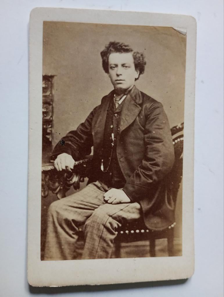 CDV Leeuwarden Man, Ophalen of Verzenden, Voor 1940, Gebruikt, Foto