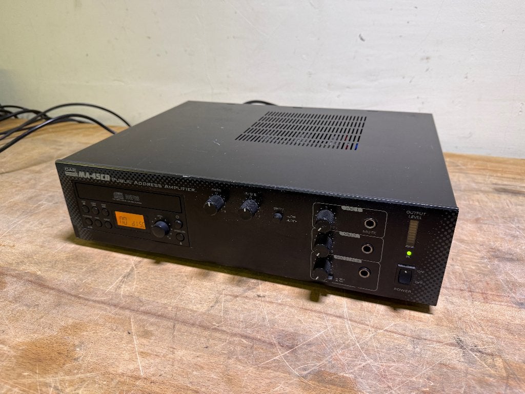 DAP Audio MA-45CD Public Address 100v Versterker, Audio, Tv en Foto, Professionele Audio-, Tv- en Video-apparatuur, Gebruikt, Audio