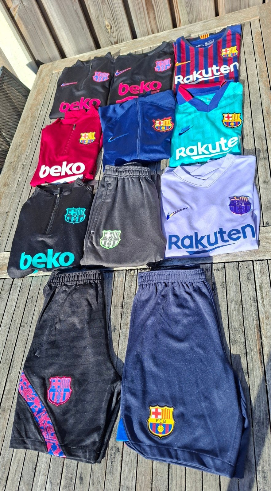 FC Barcelona Kinderkleding - Diverse items, Ophalen of Verzenden, Gebruikt, Nike, Jongen of Meisje