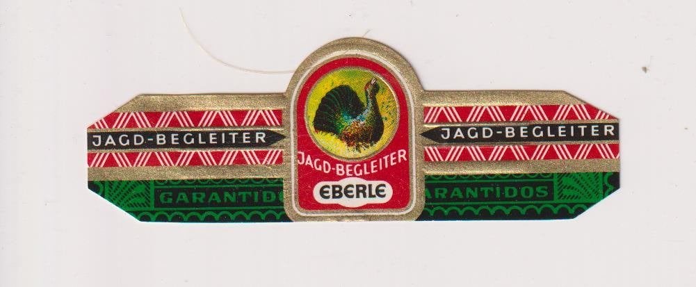 sigarenbanden - EBERLE, Ophalen of Verzenden, Zo goed als nieuw, Sigarenbandjes