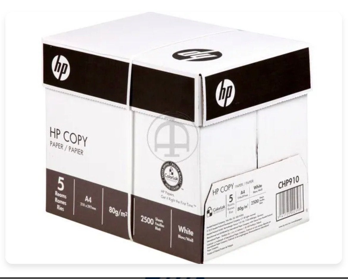HP Copy Papier A4 80g/m² - 5 pakken (2500 vellen), Ophalen of Verzenden, Nieuw