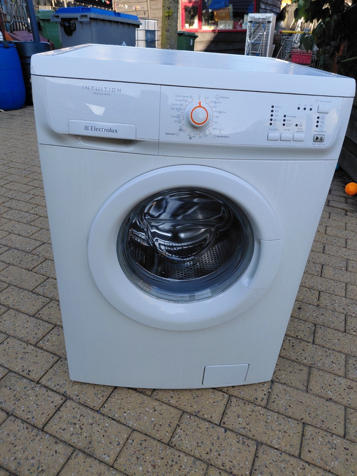 Electrolux EWF 14070 W Wasmachine - 7kg, 1400 toeren, Ophalen, Gebruikt, Wolwasprogramma, Voorlader