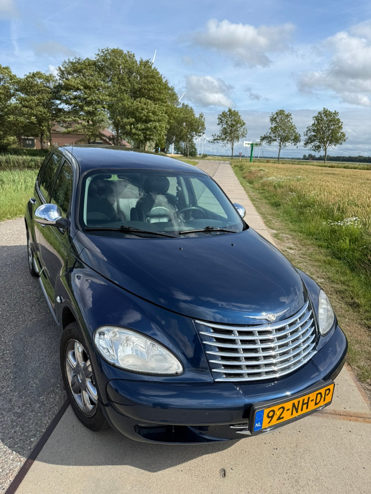 Chrysler PT Cruiser 2.0 I 16V AUT 2003 Blauw, Auto's, Chrysler, 450 kg, Zwart, 4 cilinders, Blauw