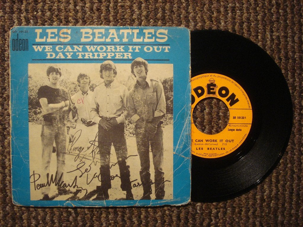 The Beatles 7" Vinyl Single: We can work it out (Frankrijk), Ophalen of Verzenden, Gebruikt, Pop