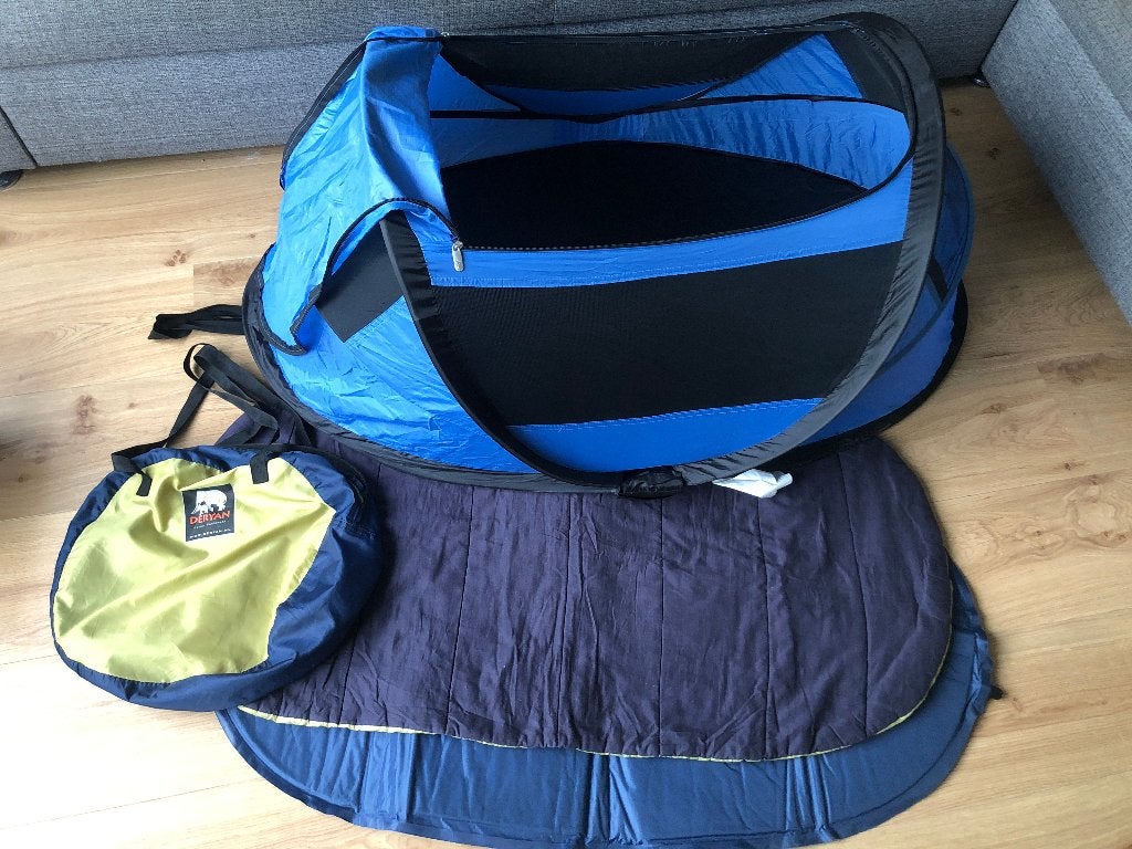 Deryan Babybox Campingbedje Reisbedje Travelcot, Ophalen of Verzenden, Gebruikt, Reisbedje