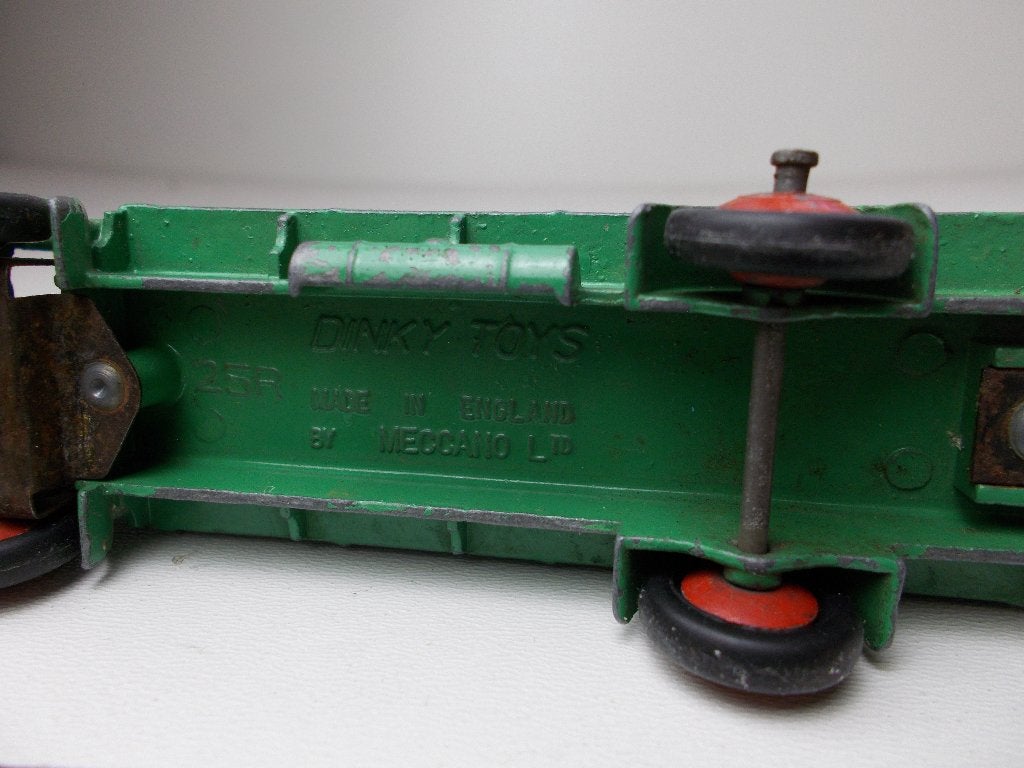 1948 Dinky Toys 25R LEYLAND FORWARD CONTROL LORRY (Green), Ophalen of Verzenden, Gebruikt, Bus of Vrachtwagen, Dinky Toys