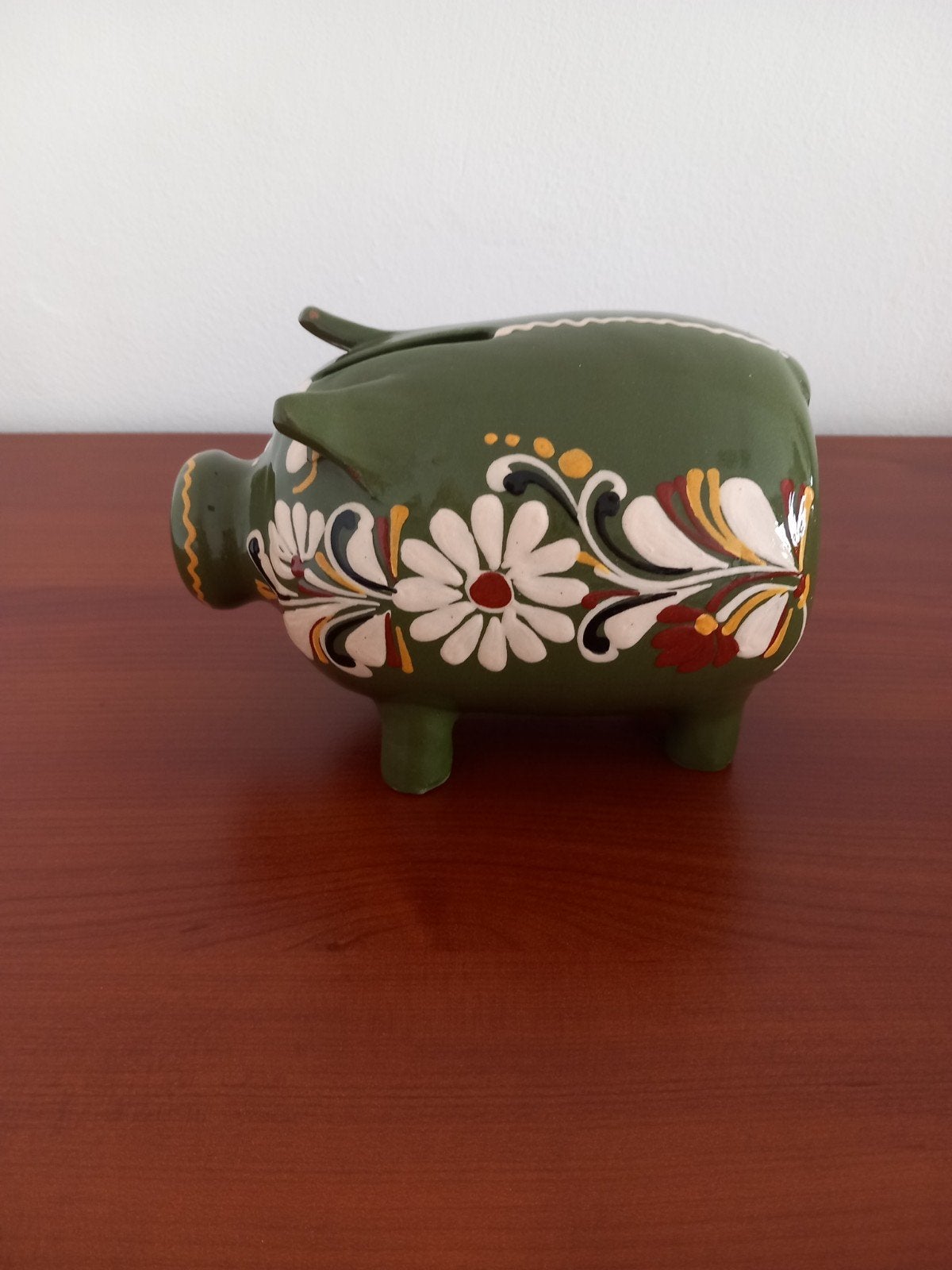 Vintage Hongaars keramiek spaarvarken - HMV aardewerk, Antiek en Kunst, Antiek | Keramiek en Aardewerk, Ophalen of Verzenden