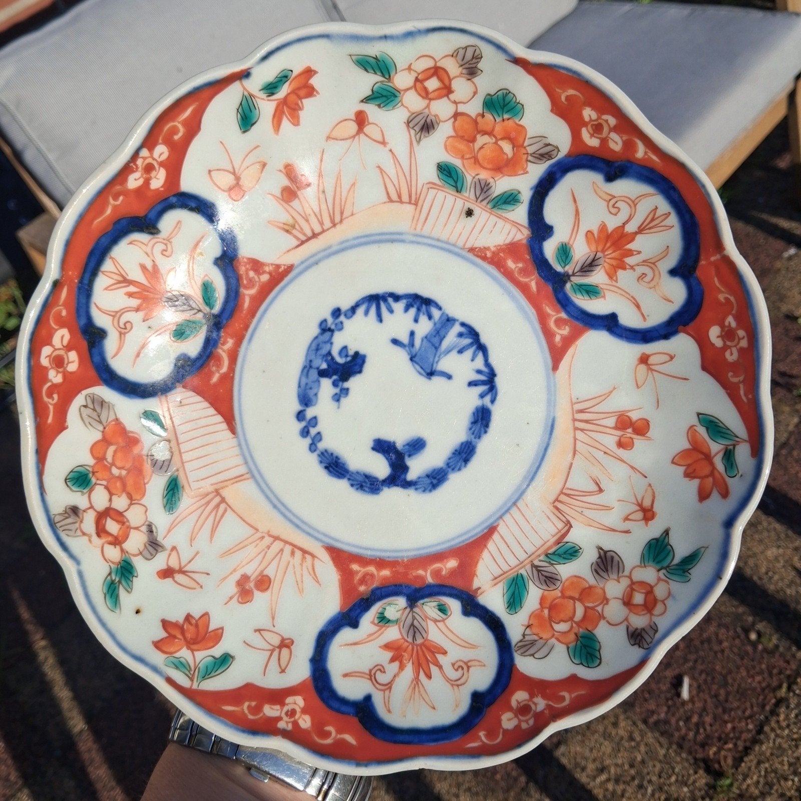 Antiek - porselein - imari  - 19e eeuw - handbeschilderd, Ophalen of Verzenden