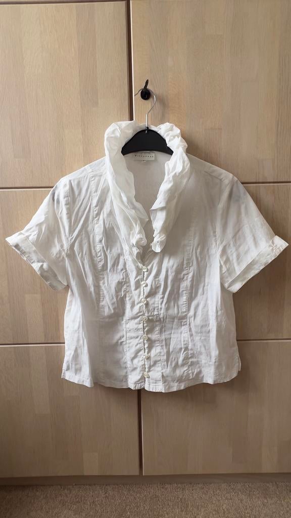 Te koop, mooie crème blouse Witteveen mt 44, Kleding | Dames, Ophalen of Verzenden, Zo goed als nieuw, Maat 42/44 (L), Overige kleuren