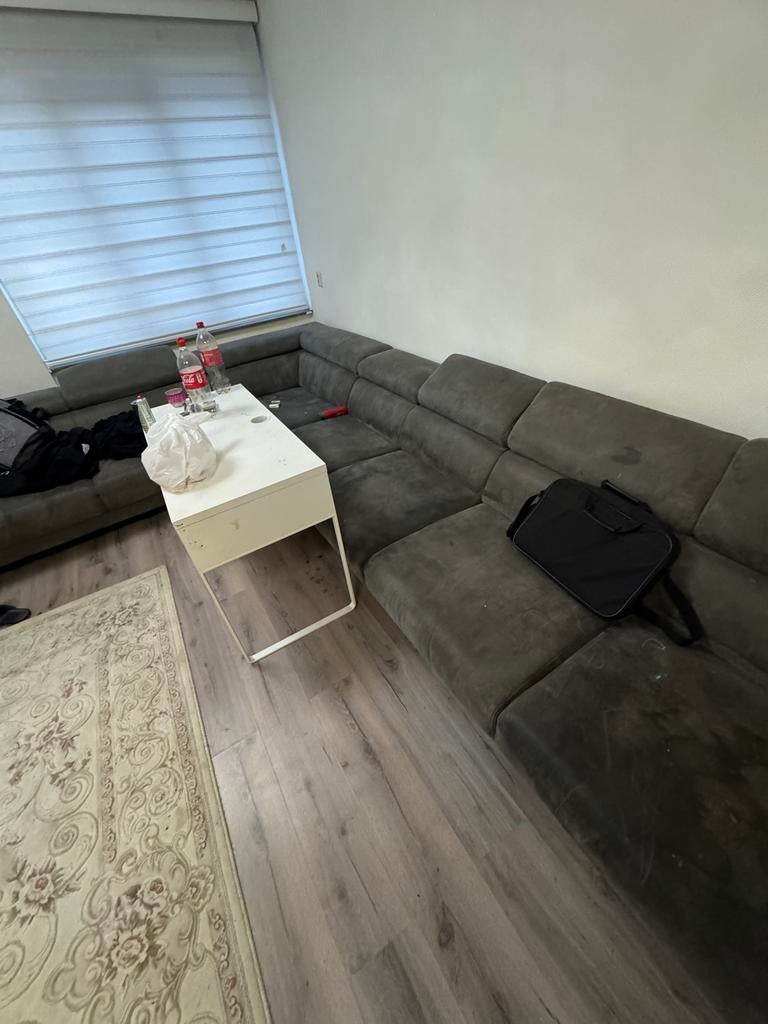 Grote hoekbank voor woonkamer - kleine beschadiging, Gebruikt, 100 tot 125 cm, Hoekbank, 300 cm of meer