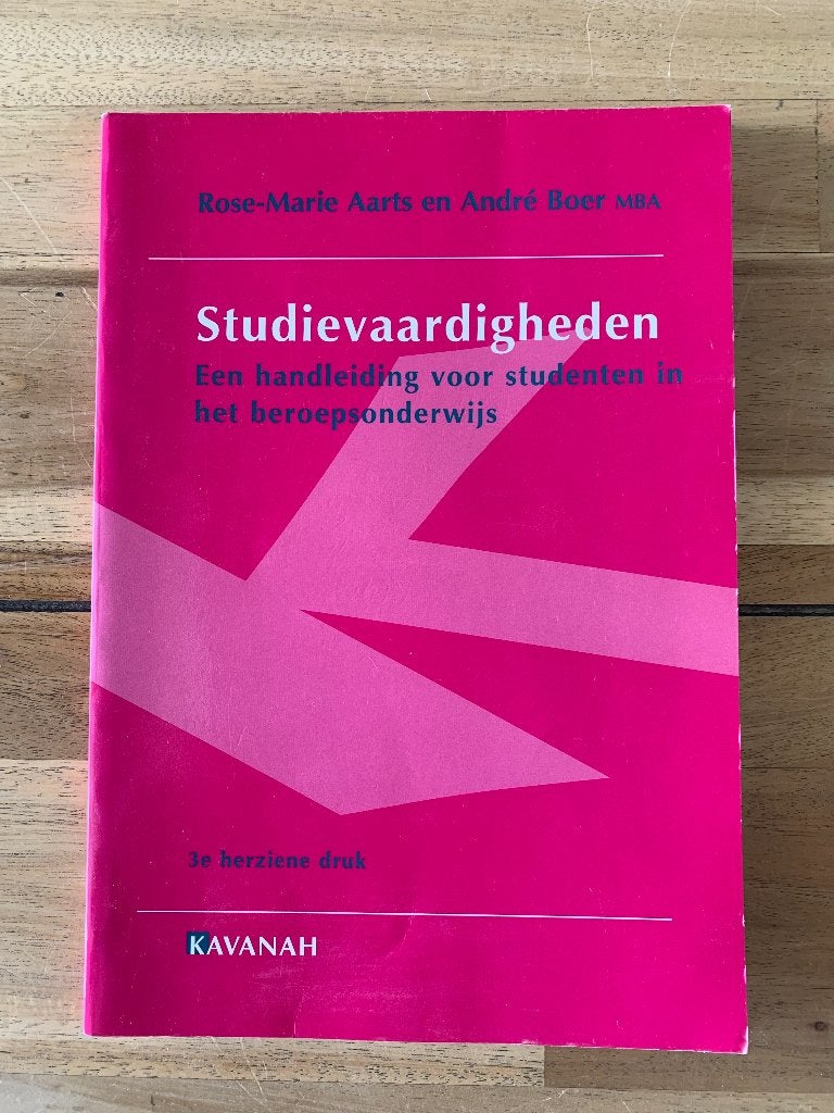 Studievaardigheden, Gelezen, Beta, Rosé-Marie Aarts en André Boer, HBO