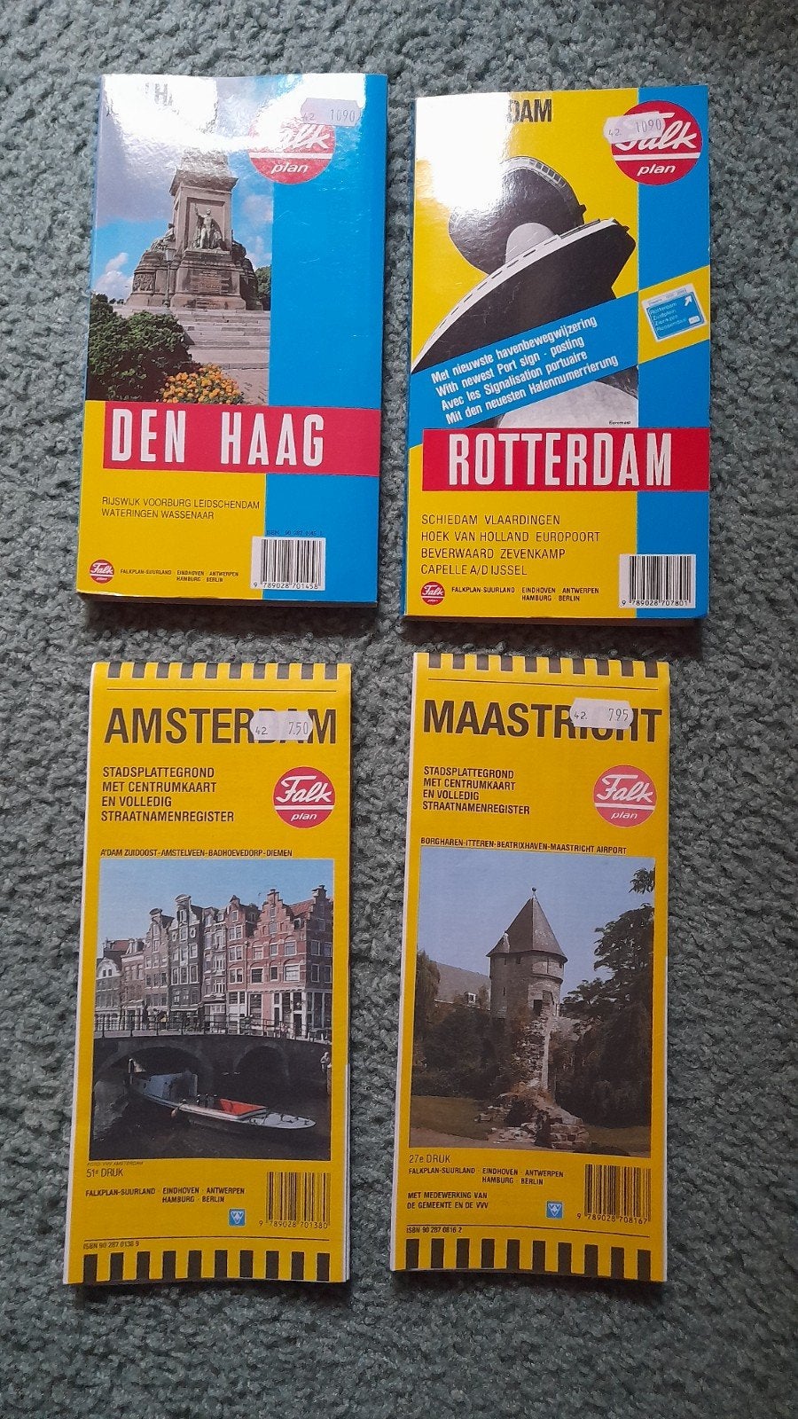 FALKPLAN STADSPLATTEGROND vintage, Ophalen of Verzenden
