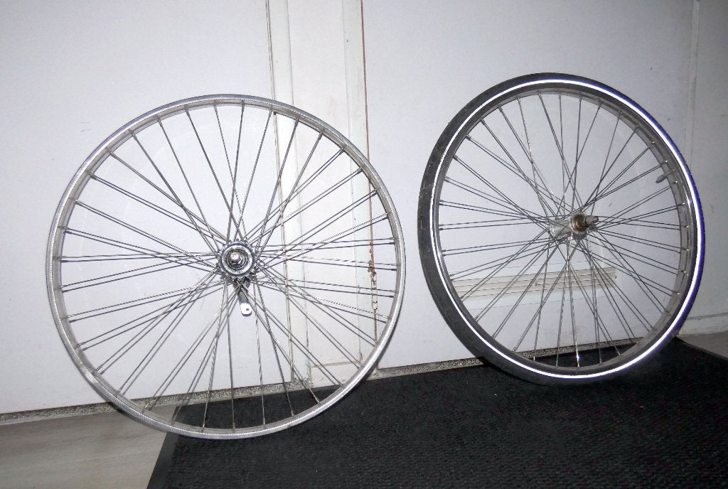 fietswielen 26" Gazelle voor en achter, Fietsen en Brommers, Fietsonderdelen, Wiel, Gebruikt, Staal, Ophalen of Verzenden