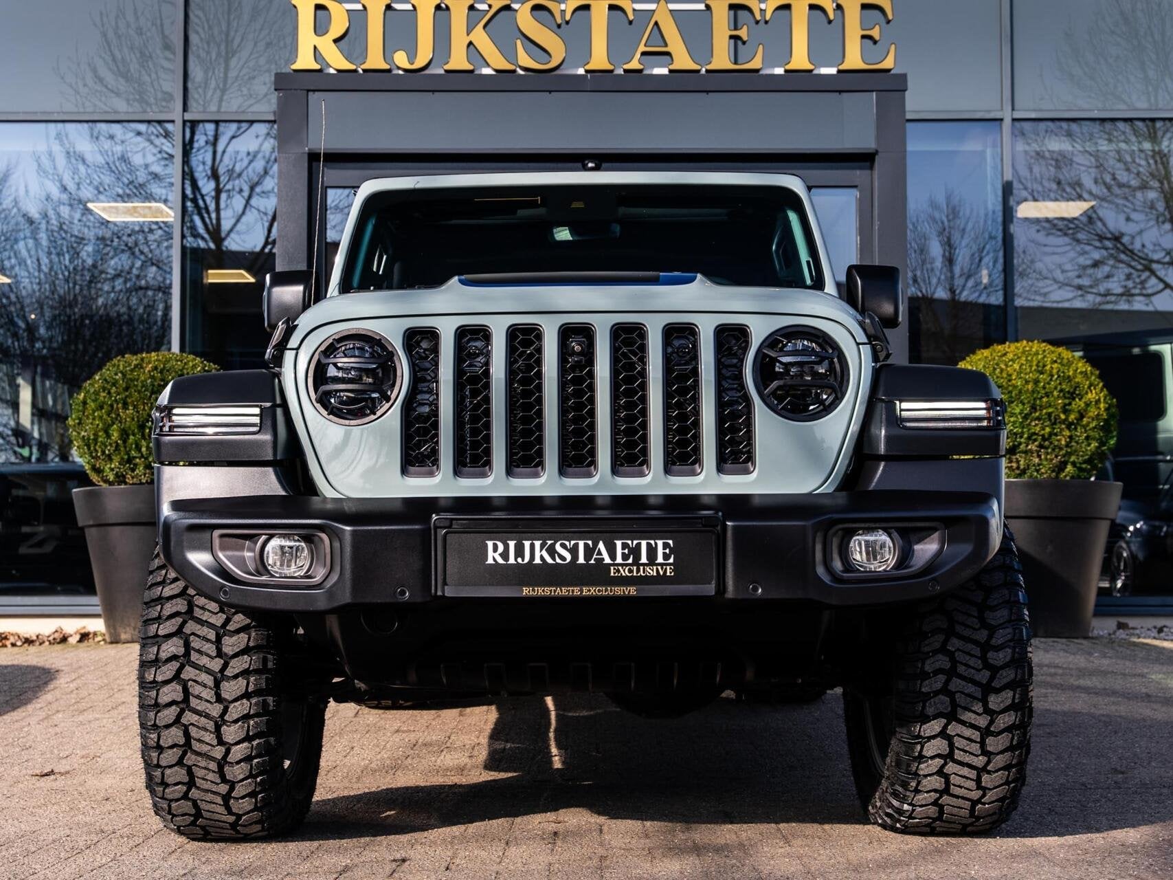 Jeep Wrangler Unlimited 4xe 380 Rubicon|20''|ACC|360|CABRI, Auto's, Jeep, Automaat, Dealer onderhouden, 4 cilinders, Blauw