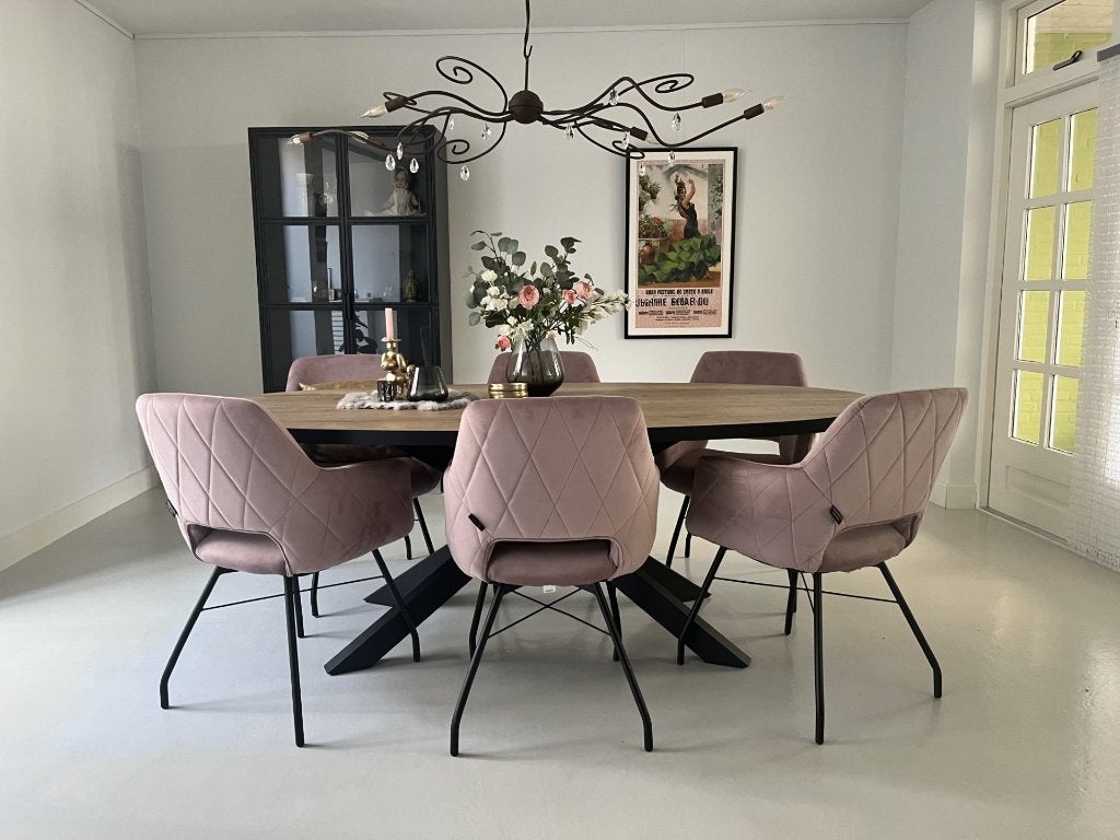 Sfeervolle 8-lichts hanglamp van Nederlandsmerk Lampadaire, Ophalen, E14 (klein), Zo goed als nieuw, Metaal
