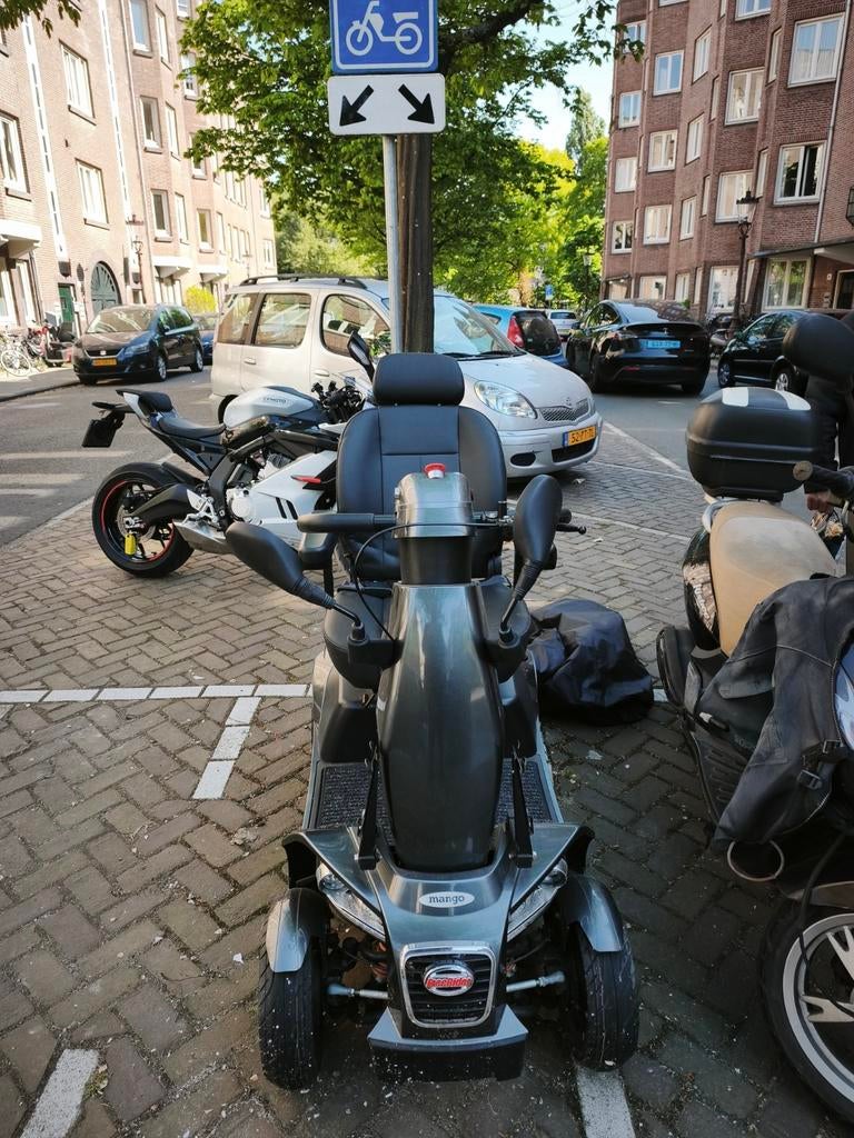 Mango scootmobiel freerider, Ophalen