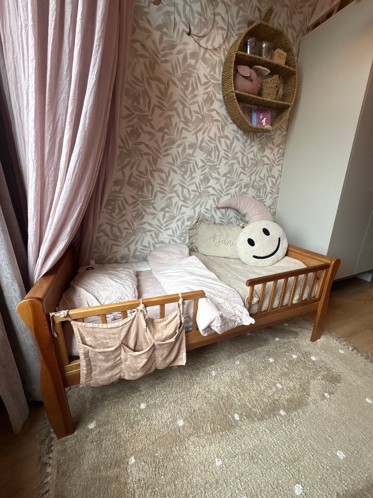 Woodies Noble Junior Bed 80x160cm - Vintage Hola BB, Ophalen, Gebruikt, 70 tot 85 cm, 140 tot 160 cm