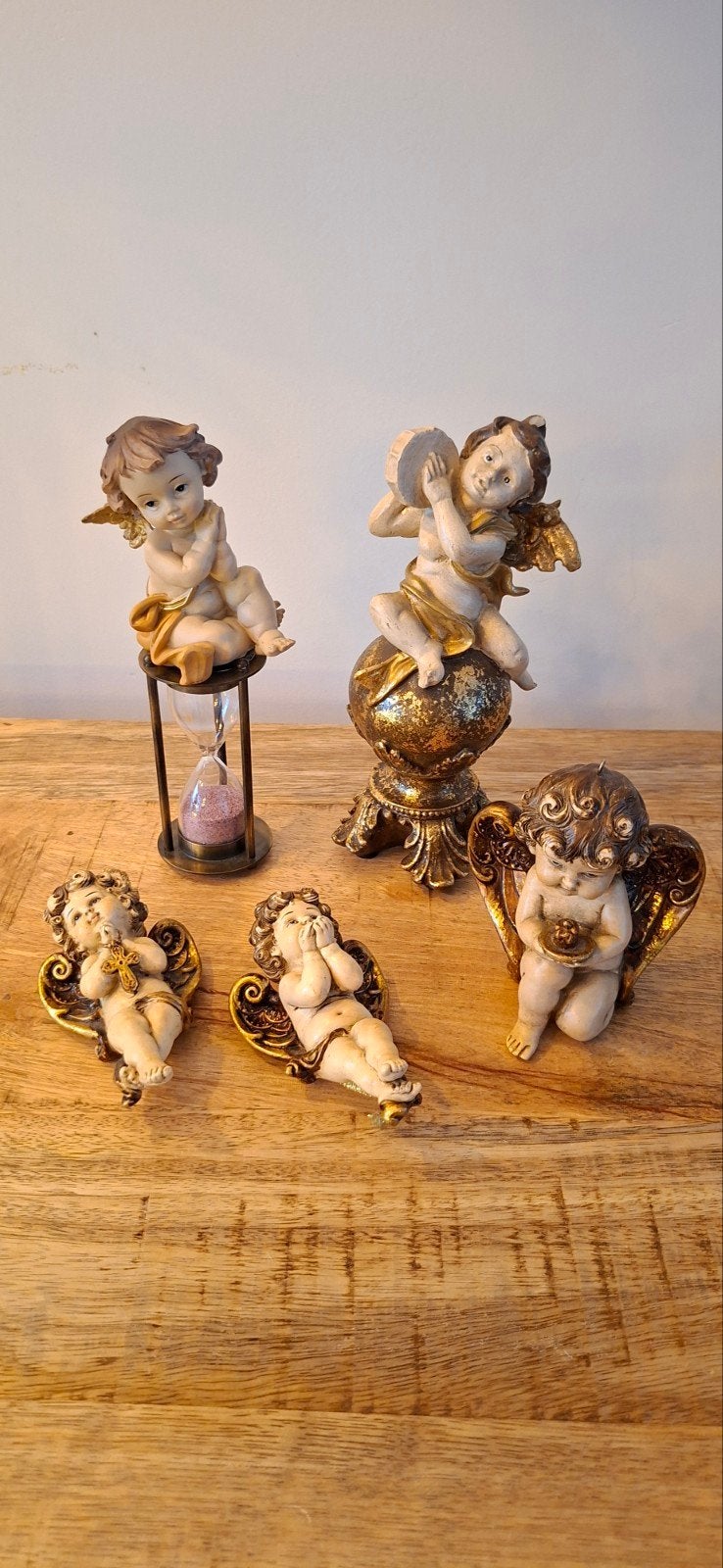 Assortiment Barok Stijl Engeltjes, Ophalen of Verzenden, Gebruikt