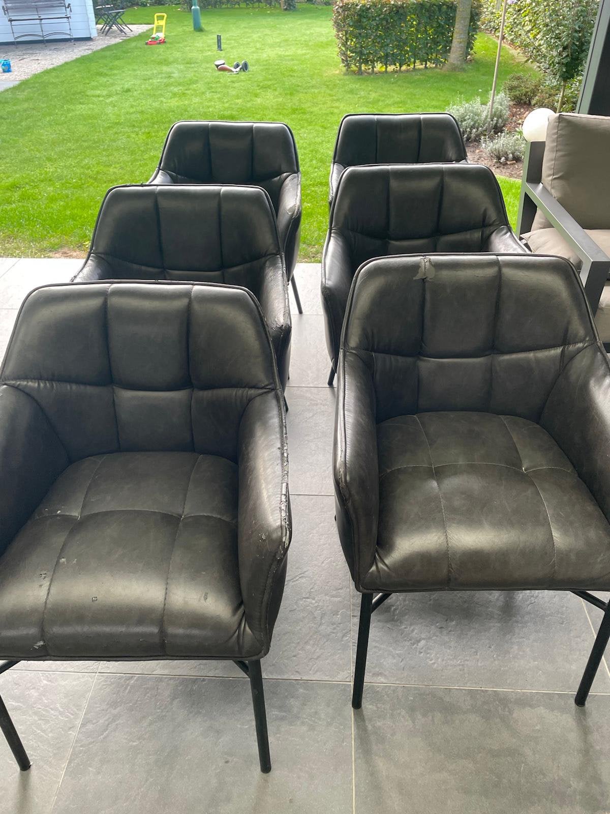 8 eetkamer stoelen gratis op te halen, Ophalen of Verzenden, Gebruikt, Vijf, Zes of meer stoelen