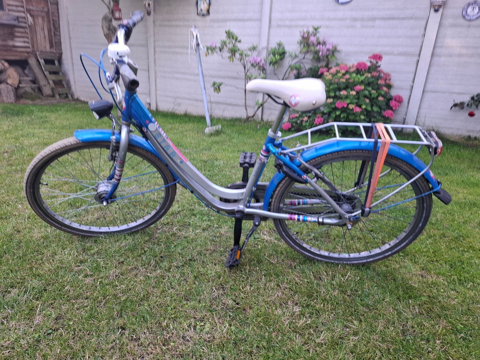 Opknapper 24 inch meisjes kinderfiets, Gebruikt, Ophalen, Overige merken, Terugtraprem
