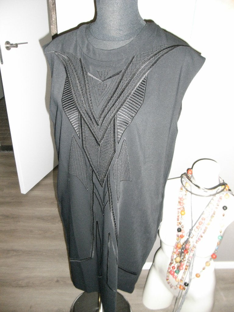 YAYA zwart mouwloze jurk mt 36 valt echt als 38/40, gevoerd, Kleding | Dames, Maat 38/40 (M), Zwart, Nieuw, Ophalen of Verzenden