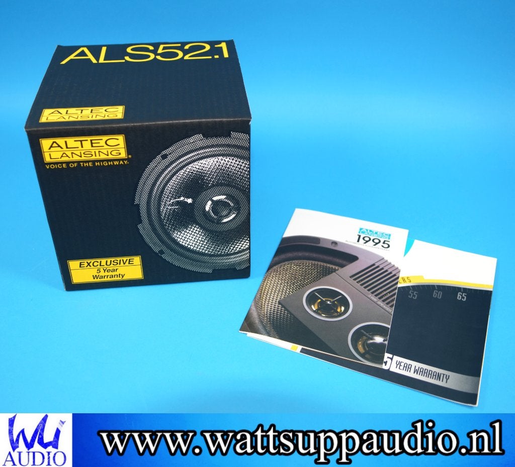 ALTEC LANSING ALS52.1 Coaxial speakers 13cm / 5.25'', Nieuw, Ophalen of Verzenden, ., Support@alteclansing.com
