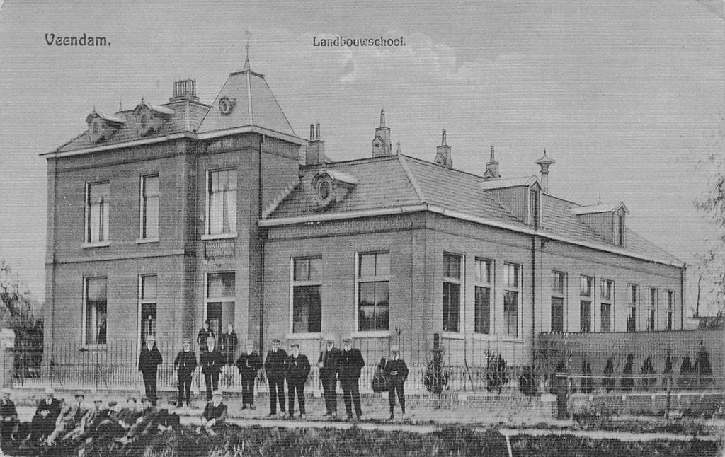703-139-025 Veendam Landbouwschool, Verzenden, Voor 1920, Groningen