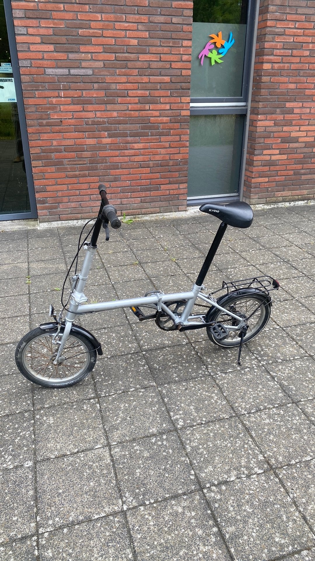 Vouwfiets 16 inc met versneling rijklaar, Fietsen en Brommers, Fietsen | Vouwfietsen, Ophalen of Verzenden, Zo goed als nieuw