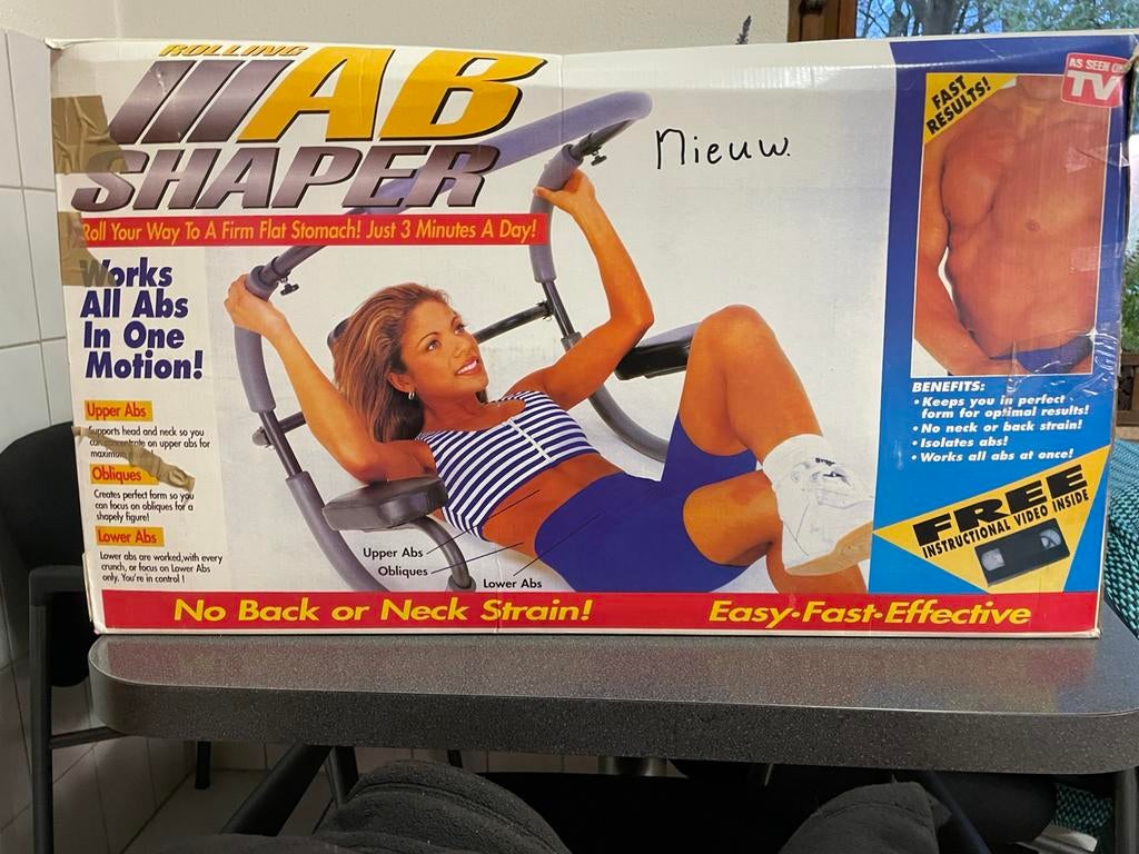 Shaper voor buikspieren nieuw in de doos, Ophalen of Verzenden, Zo goed als nieuw