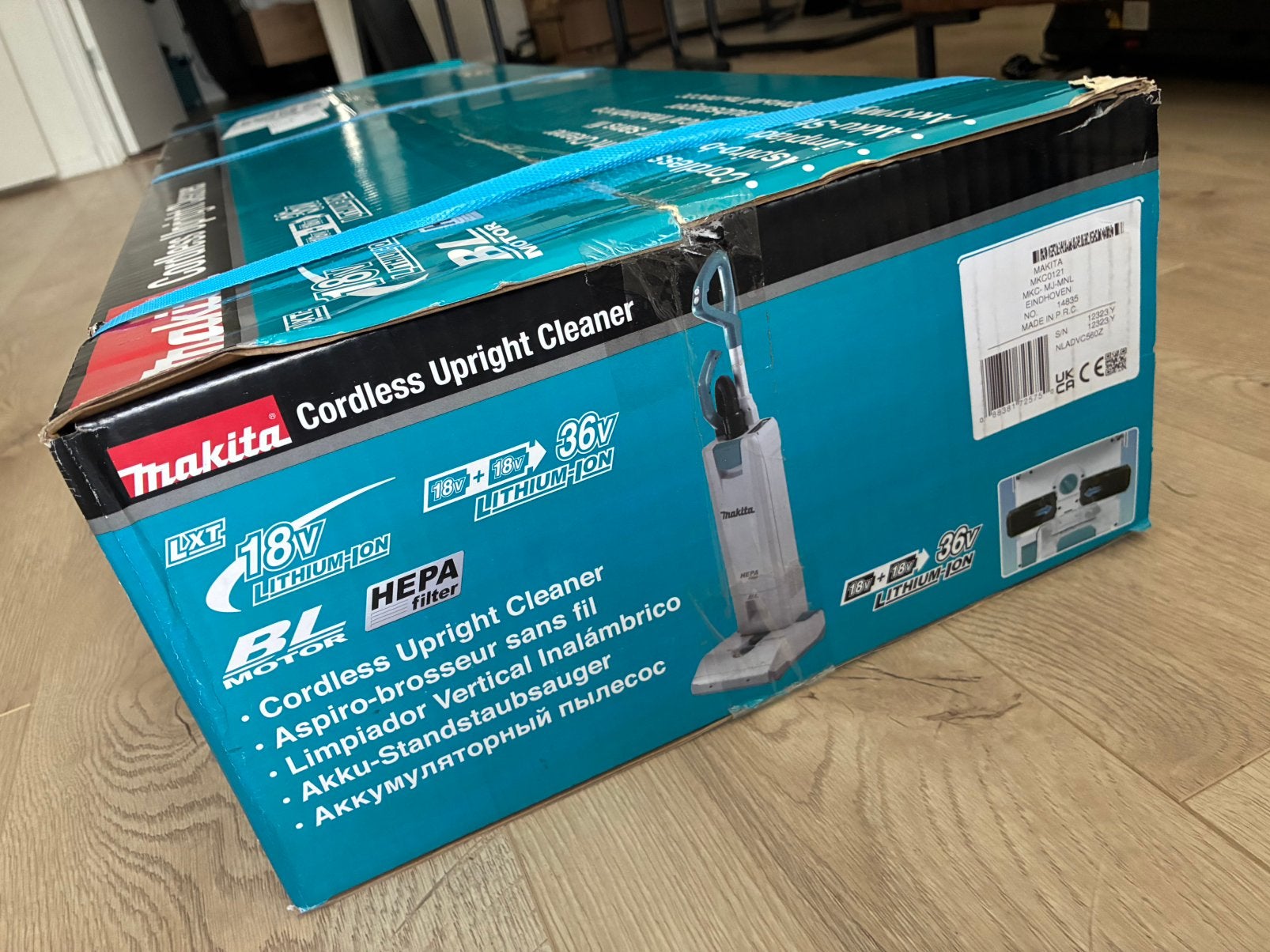 Makita DVC560Z | Accu Stofzuiger | 2x18 V | NIEUW IN DOOS!, Ophalen of Verzenden, Nieuw, Makita