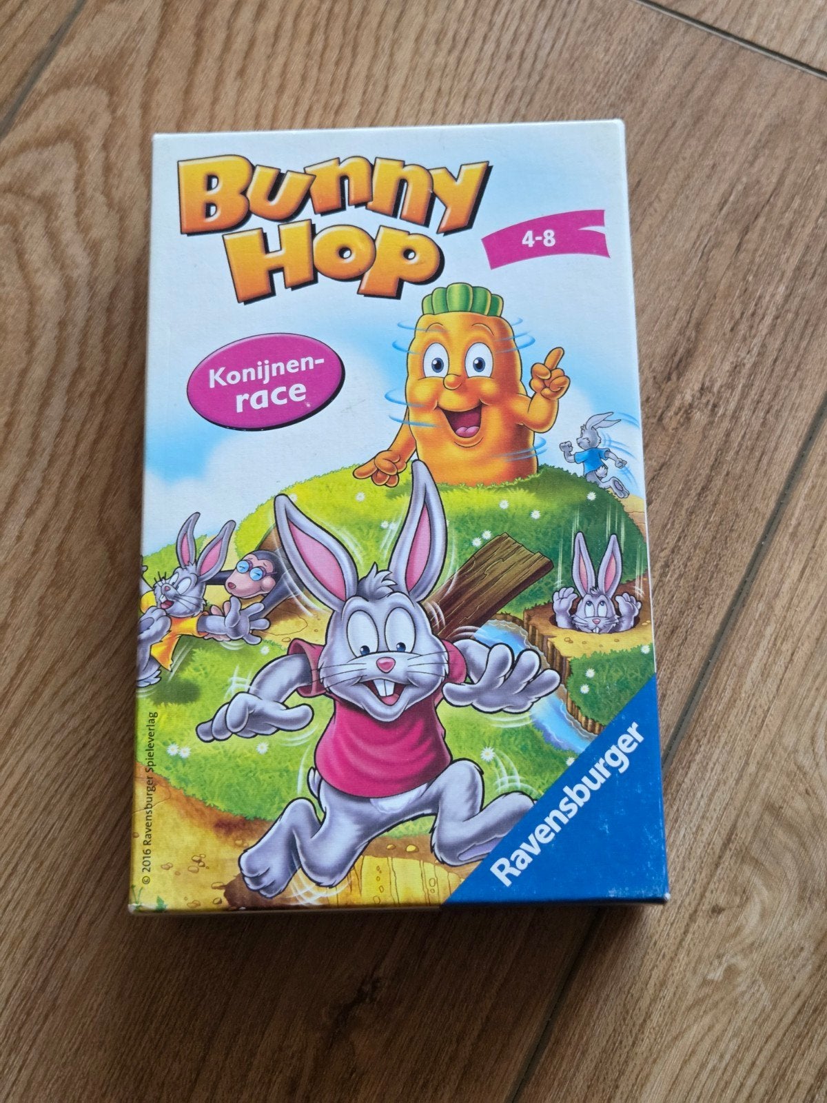 Bunny Hop Konijnenrace Bordspel Ravensburger, Ophalen of Verzenden, Zo goed als nieuw, Jongen of Meisje