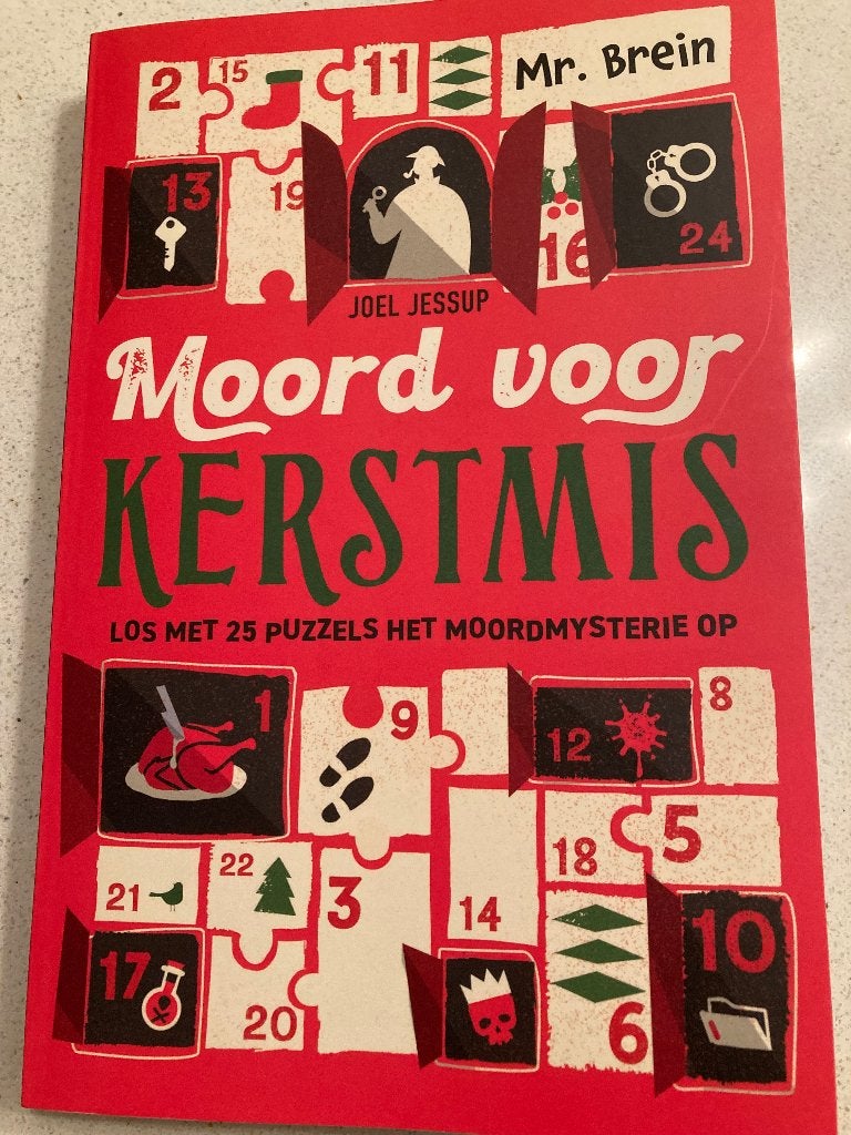 Moord voor Kerstmis (25 puzzels op te lossen), Ophalen of Verzenden, Minder dan 500 stukjes, Nieuw, Puzzelboek