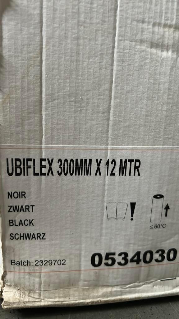 Rol ubiflex Loodvervanger ubbink 10,4 meter x 30cm, Doe-het-zelf en Verbouw, Dakpannen en Dakbedekking, Overige materialen, Zwart