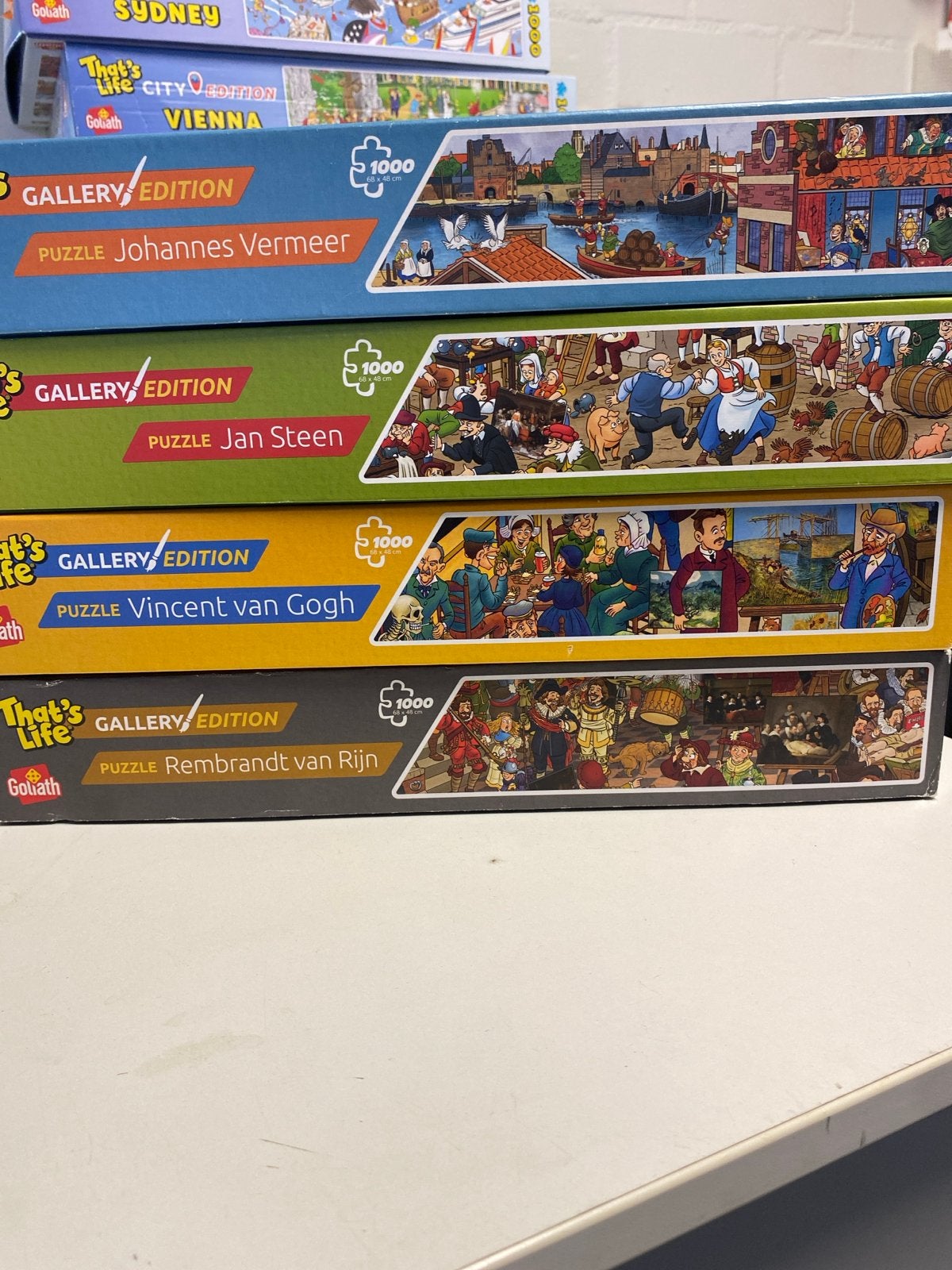 Goliath Gallery Edition Puzzels - Diverse Meesters, Ophalen of Verzenden, 500 t/m 1500 stukjes, Zo goed als nieuw
