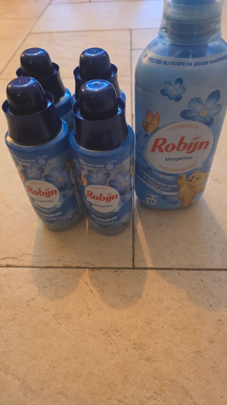 Robijn Wasparfum Morgenfris & Wasverzachter, Ophalen of Verzenden, Nieuw