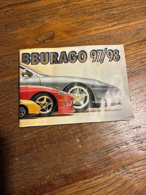 Bburago catalogus 97/98, Ophalen of Verzenden, Gebruikt, Overige typen, Bburago