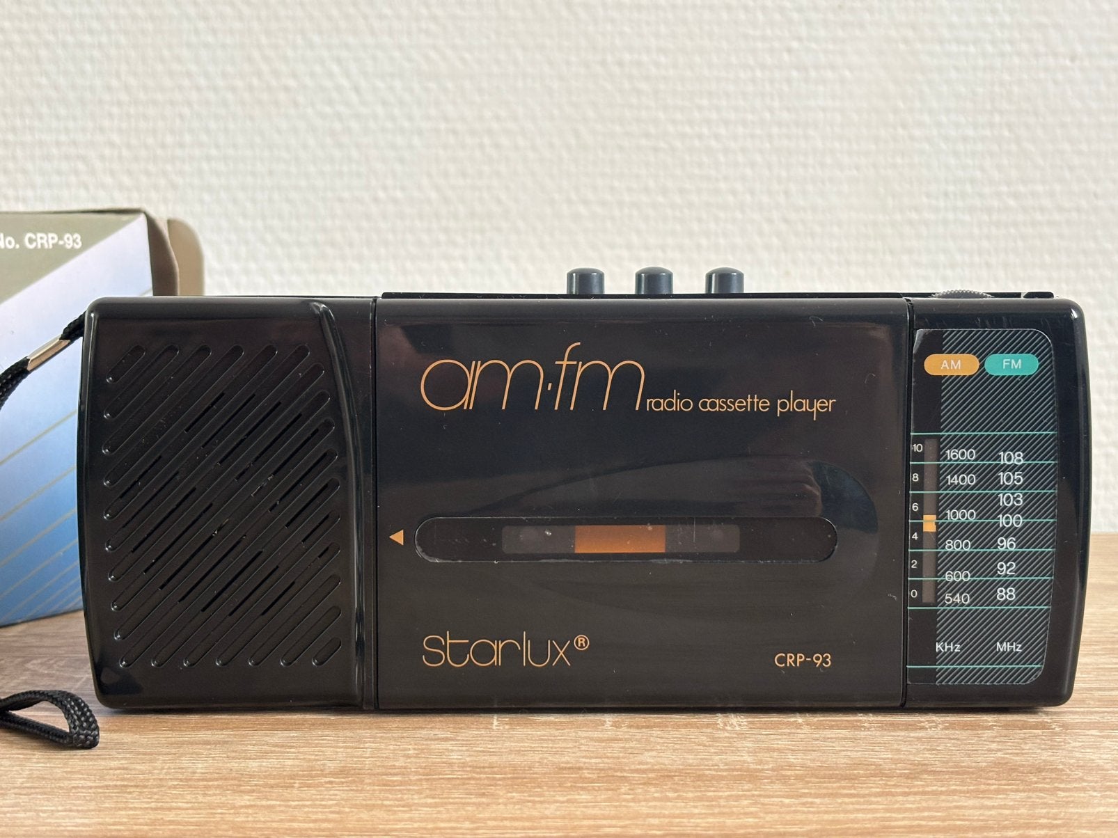 Starlux Radio Cassette incl. original box - 90’ vintage, Ophalen of Verzenden, Nieuw