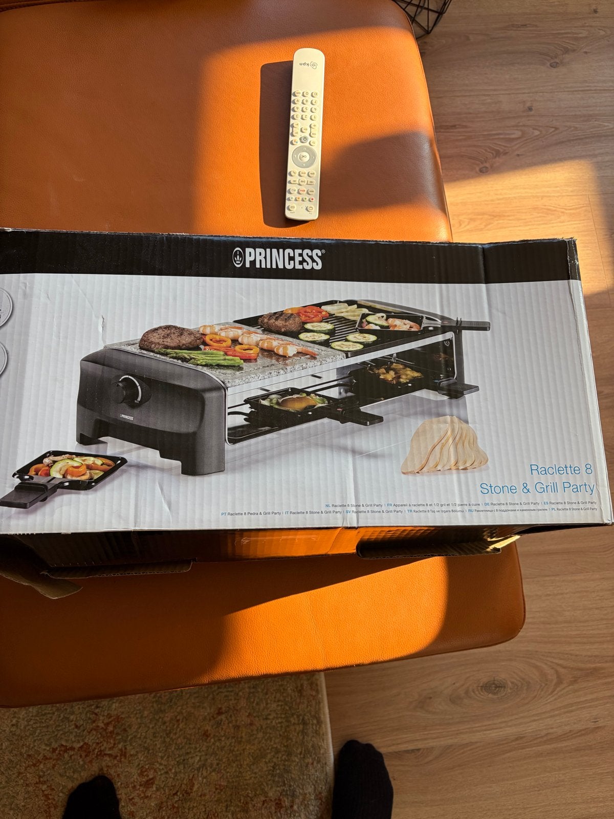 Princess Raclette 8 Stone & Grill Party, Ophalen of Verzenden, Zo goed als nieuw