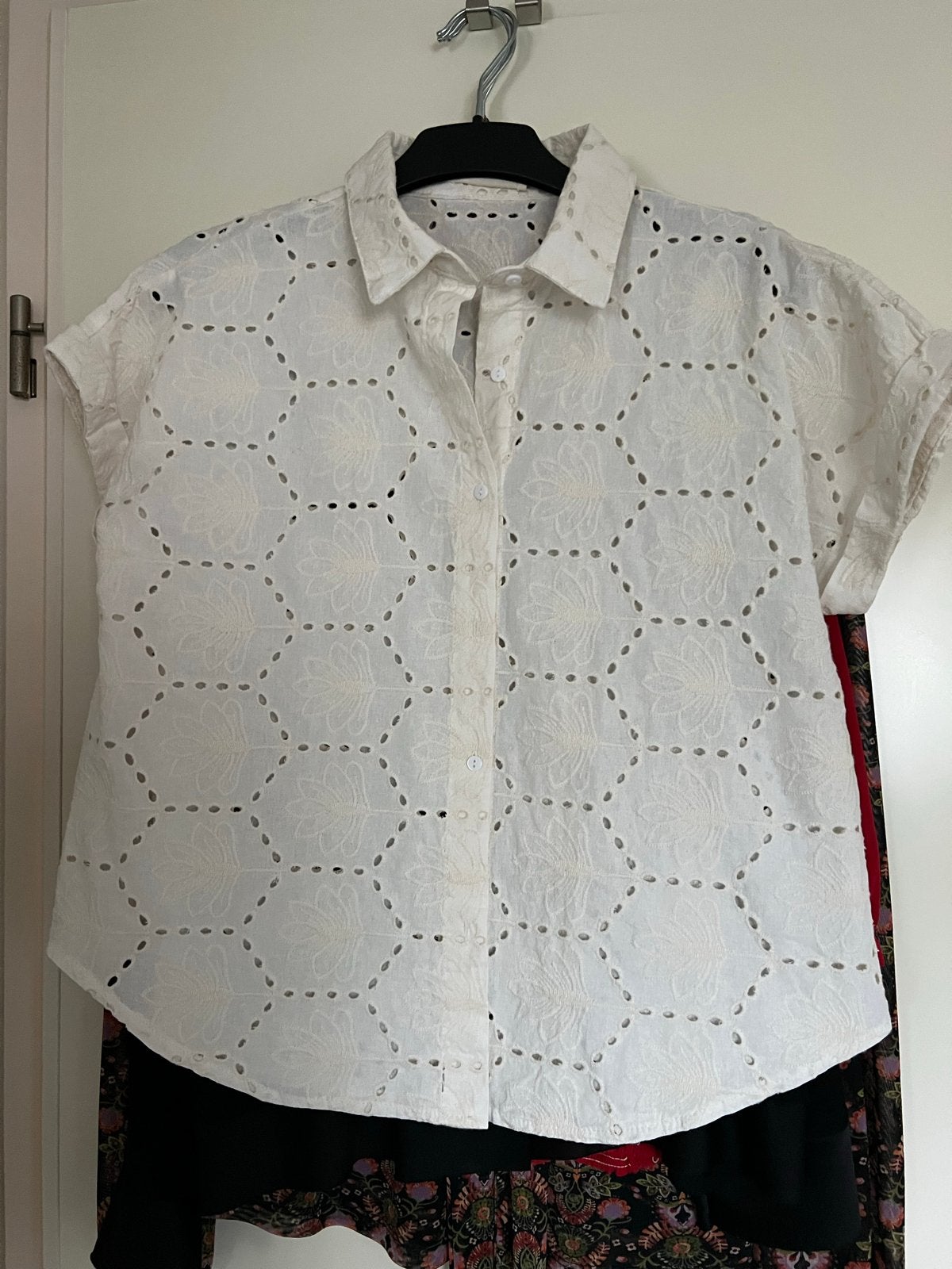 Nieuw!!!! Mooi kanten dames blouse van Jubylee  maat M/L, Maat 38/40 (M), Wit, Nieuw, Ophalen of Verzenden