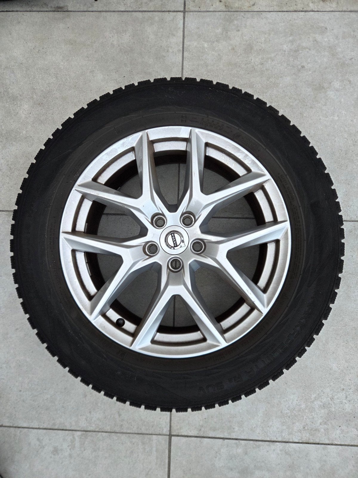 Originele Volvo XC60 winterset 6-7mm profiel, Ophalen, 18 inch, Gebruikt, Banden en Velgen