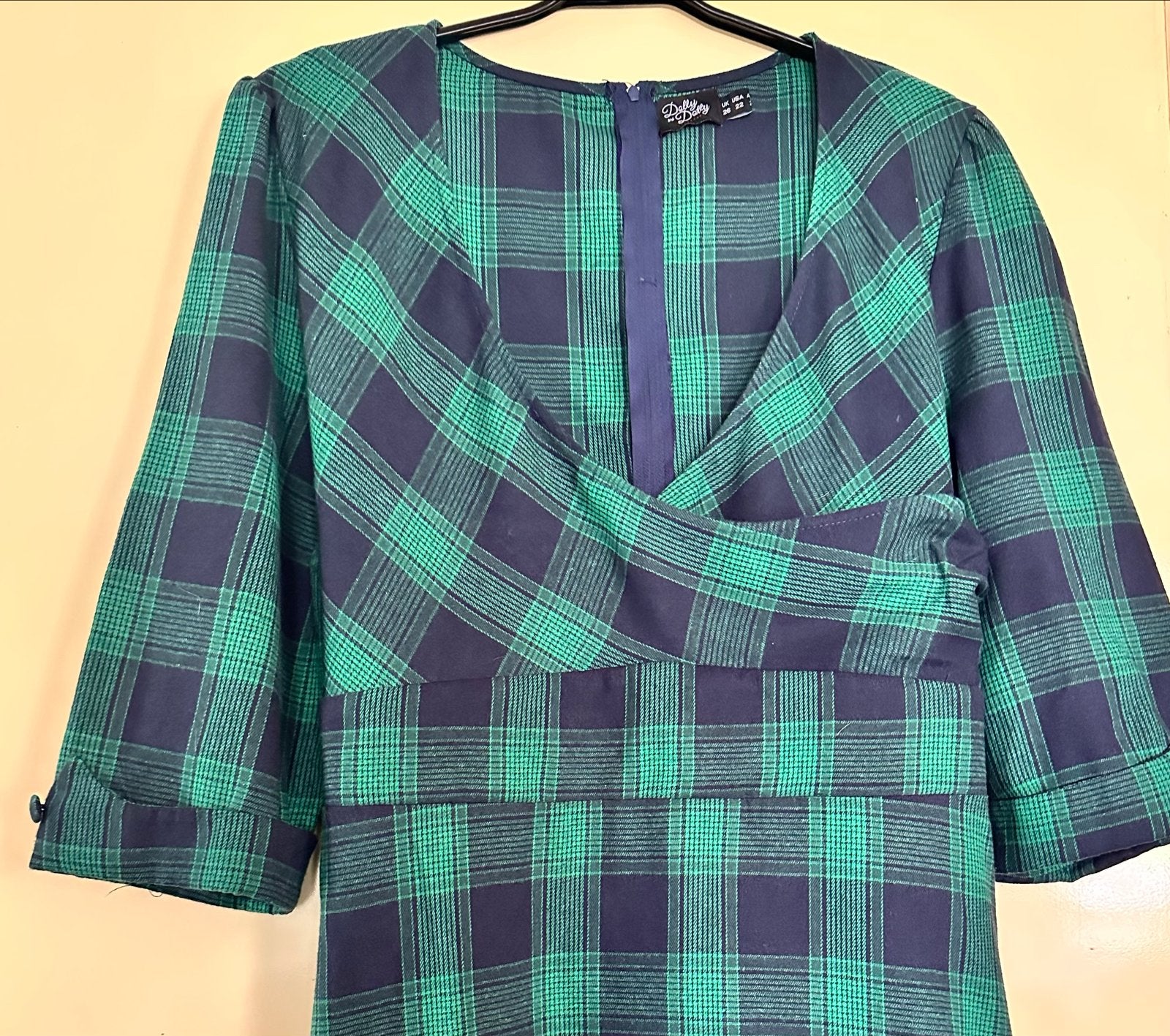 Dolly & Dotty jurk met strikband 50/52, Kleding | Dames, Maat 46/48 (XL) of groter, Nieuw, Ophalen of Verzenden, Onder de knie