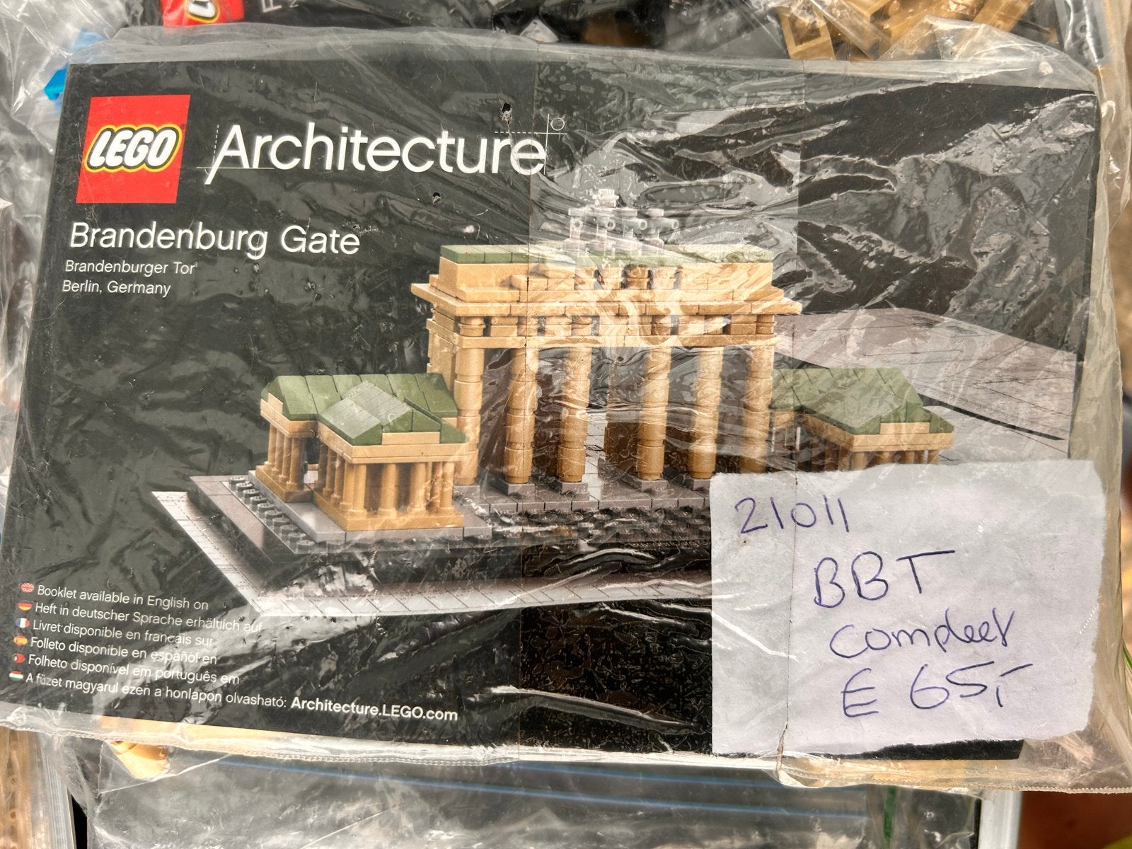 LEGO Architecture 21011 Brandenburg Gate - Compleet, Ophalen of Verzenden, Gebruikt, Overige merken