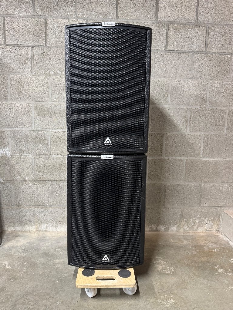 2x Master Audio JK12 luidsprekers, Audio, Tv en Foto, Luidsprekers, Zo goed als nieuw, Front, Rear of Stereo speakers, 120 watt of meer