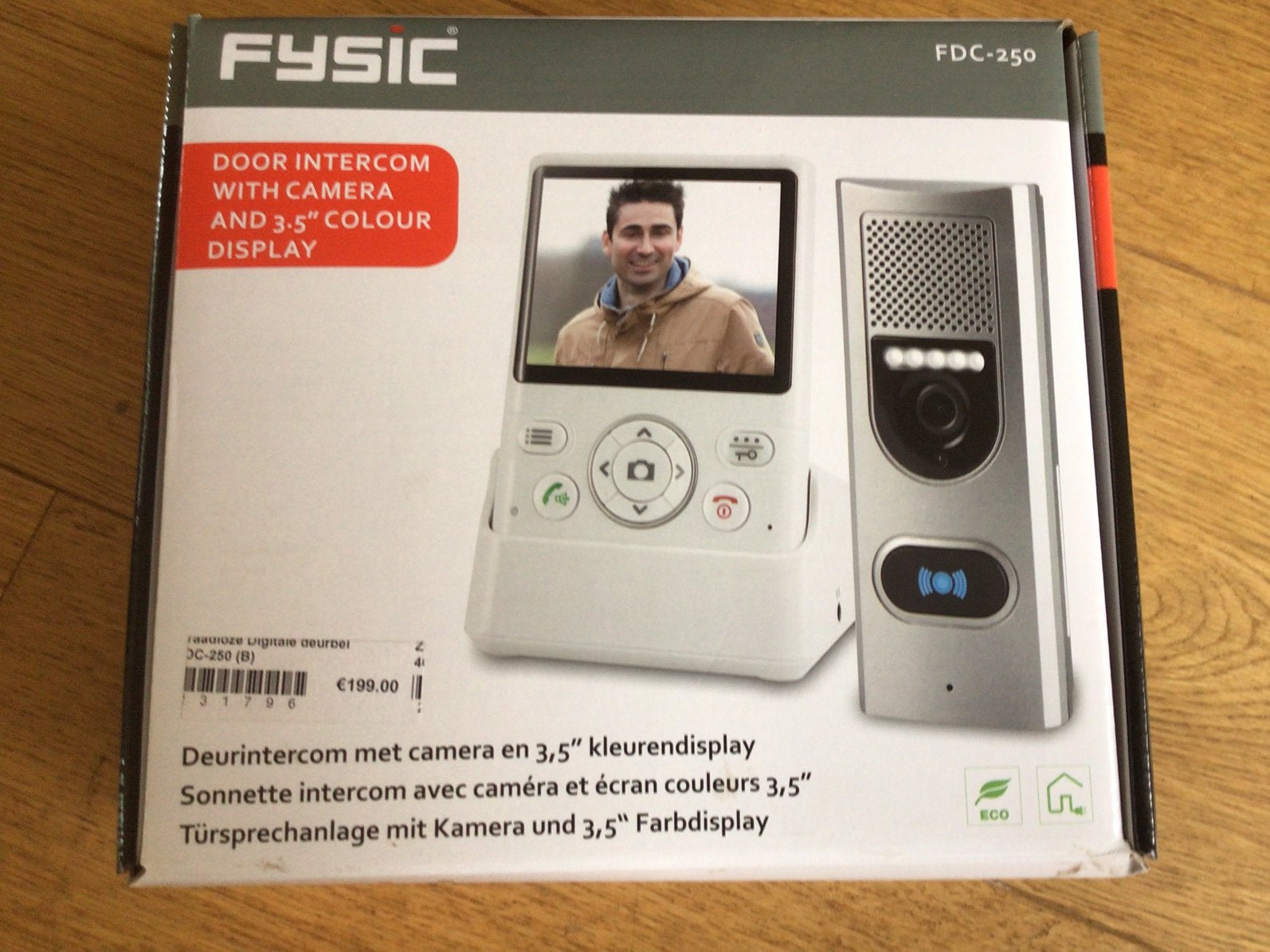 Fysic deur intercom., Ophalen, Nieuw