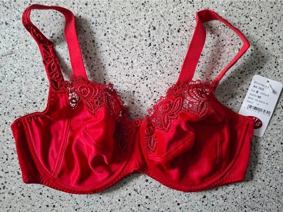 Ulla Dessous - BH 90B - Nieuw + kaartjes, Ulla Dessous, Verzenden, Rood, BH