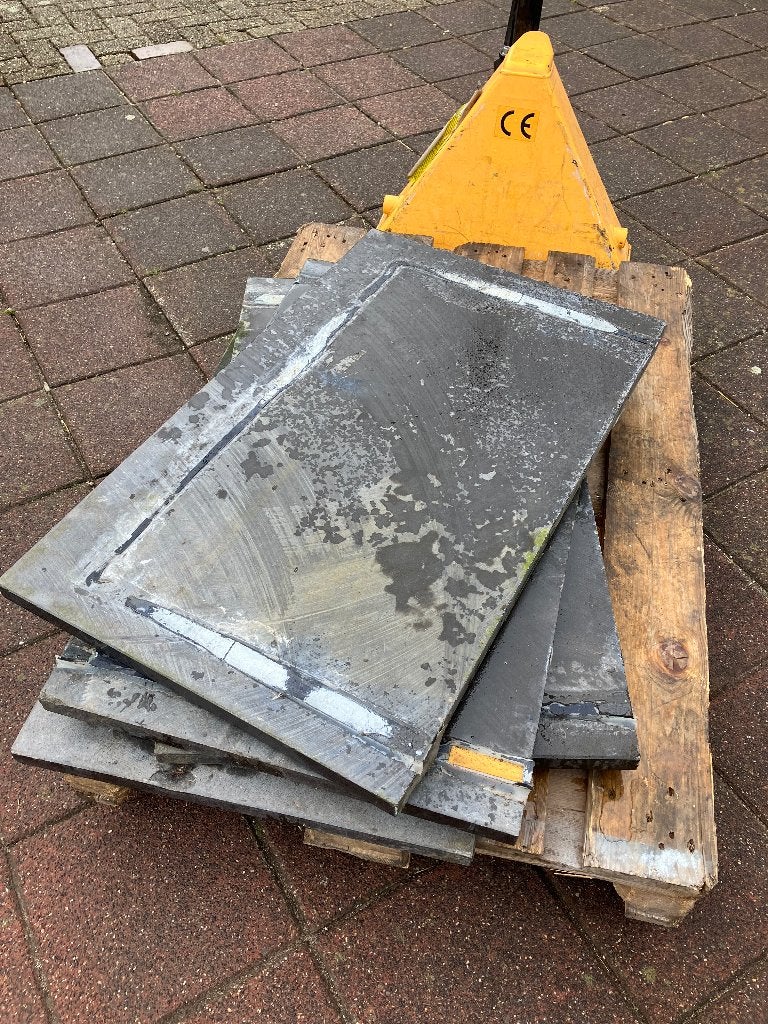 Tafel met zware stenen blad, Ophalen, Gebruikt, Rechthoekig, Overige materialen