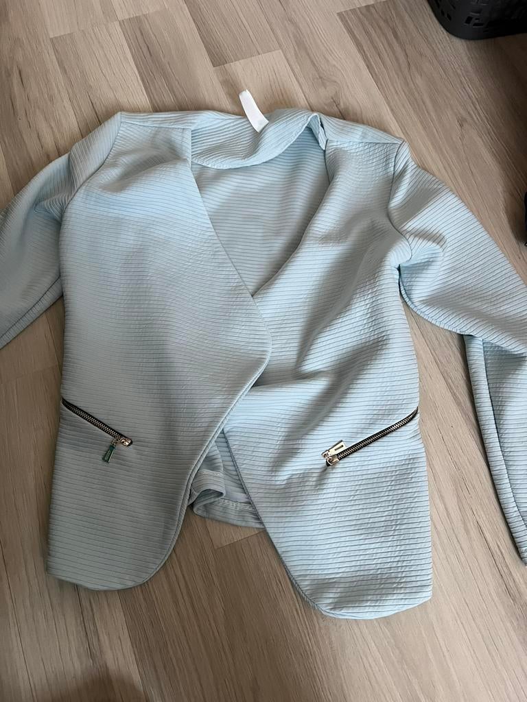 Blazer maat 36, Blauw, Ophalen of Verzenden, Zo goed als nieuw, Jasje